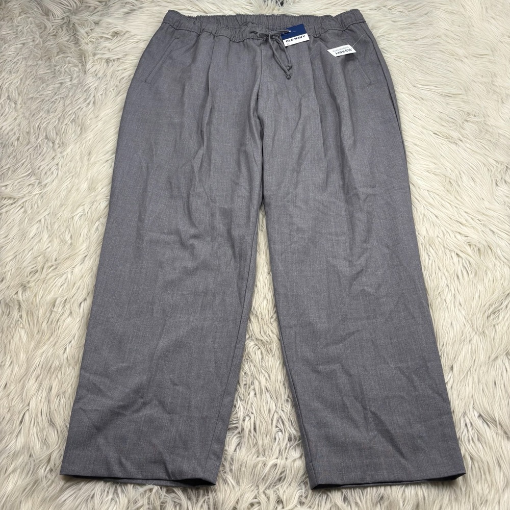 NWOT Old Navy Women's L Houndstooth Billie High-Rise Ankle Pant Academia Preppy - Picture 1 of 6